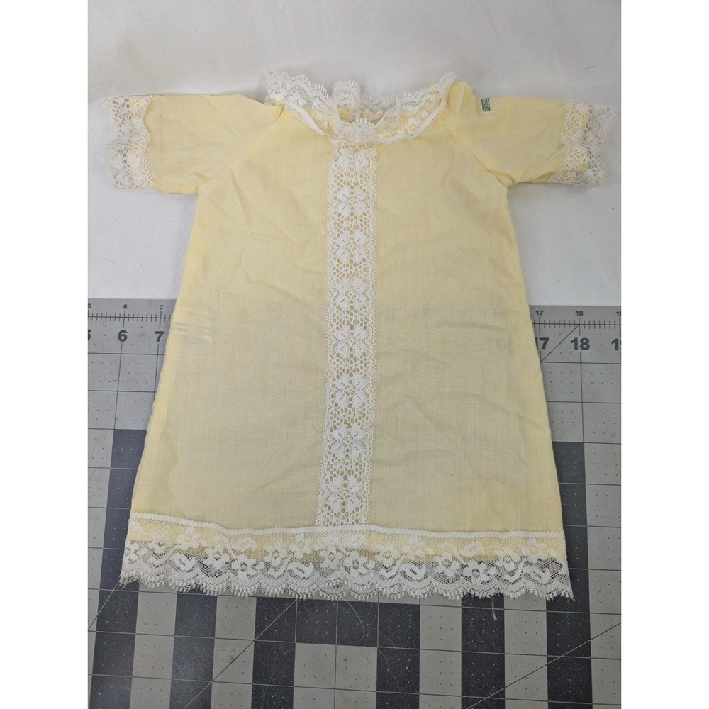 Coleco Cabbage Patch Kids Doll Yellow Gown Dress 13 Inch